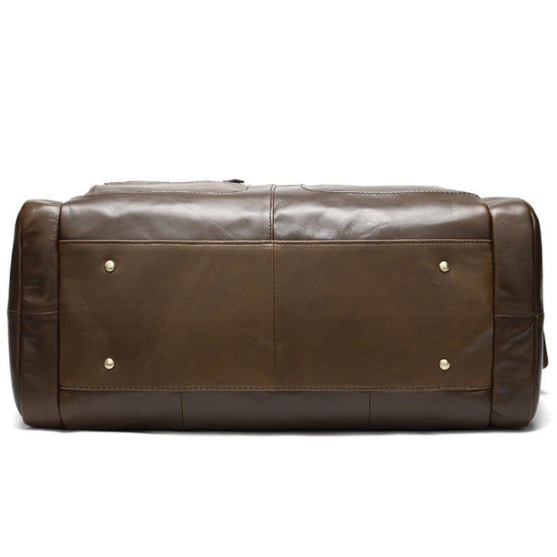 Business Casual Large   Leather Travel Bag